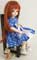 Sitting the the dress