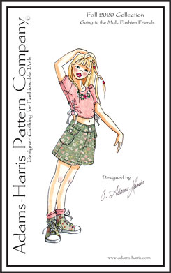 Going to the Mall, pattern for Fashion Friends